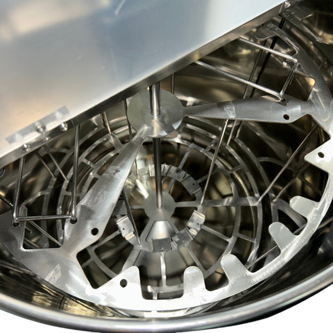 Stainless Steel 9 Frame Radial Manual Honey Extractor