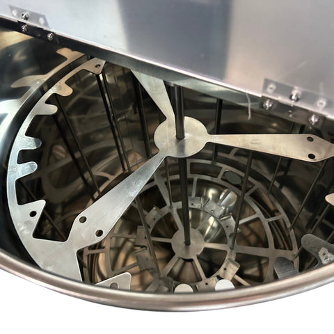 Stainless Steel 9 Frame Radial Manual Honey Extractor