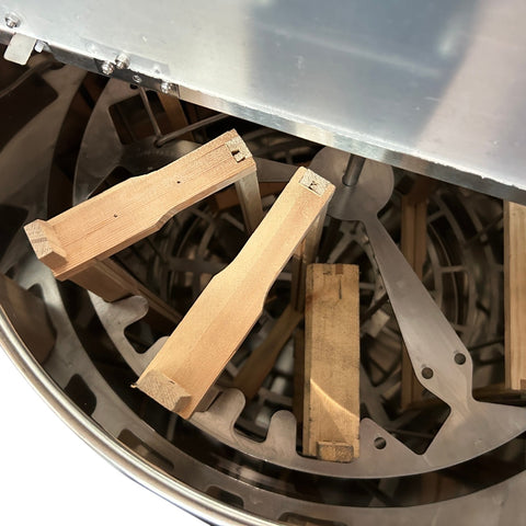 Stainless Steel 9 Frame Radial Manual Honey Extractor