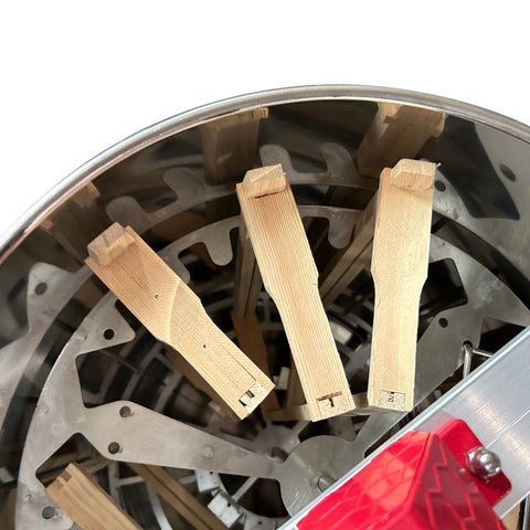 Stainless Steel 9 Frame Radial Manual Honey Extractor