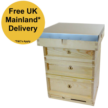 National Premium Wooden Hive with 2 Supers and Frames and Foundation