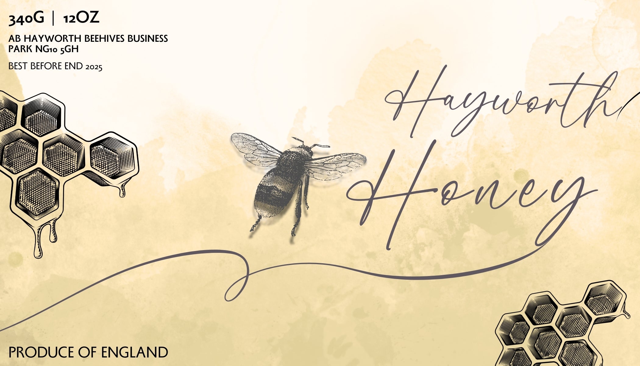 Honey Label Design 8 – Simon The Beekeeper