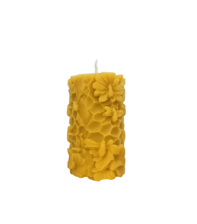 Candle Mould Candle Mould – Flowers, Bees & Honeycomb Design