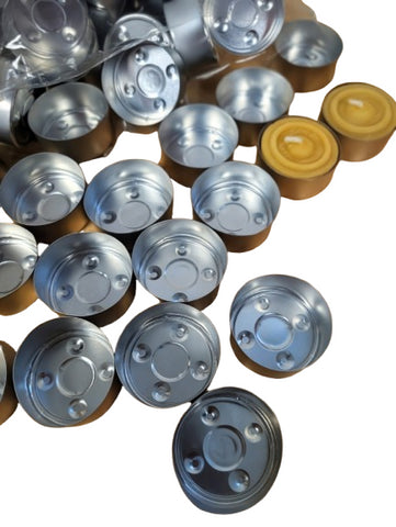 Silver Foil Tea Light Cups – Pack of 100