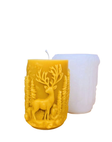 “Winter Scene” Silicone Candle Mould