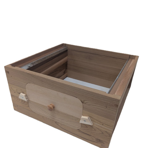 National Western Cedar Observation Hive with 2 Supers and Frames & Foundation