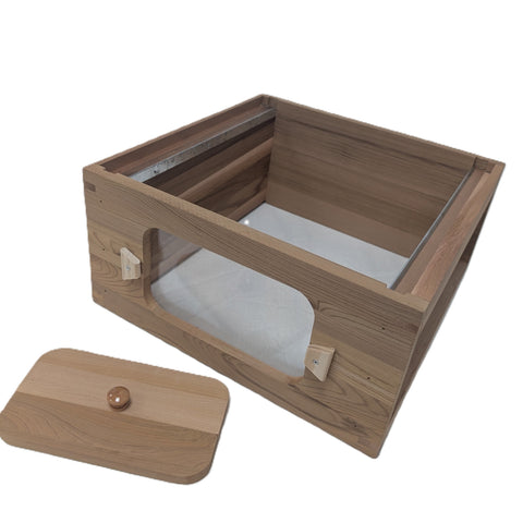 National Western Cedar Observation Hive with 2 Supers and Frames & Foundation