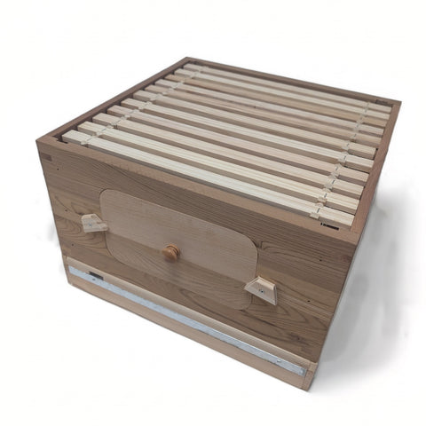 National Western Cedar Observation Hive with 2 Supers and Frames & Foundation