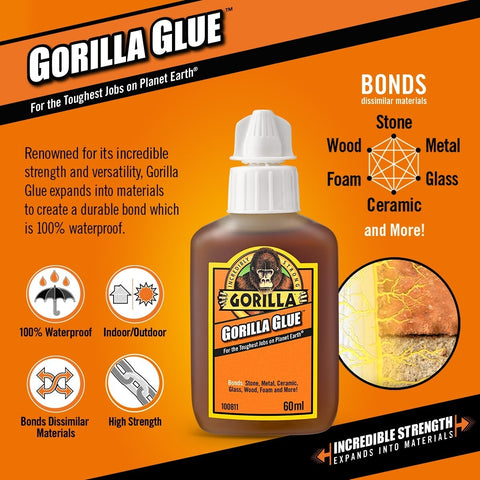 Gorilla Wood Foaming Glue 60ml