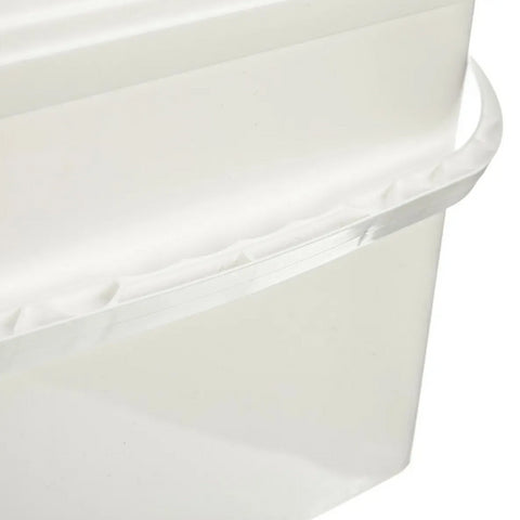 10L Rectangular Honey Storage Bucket with Plastic Handle and Lid