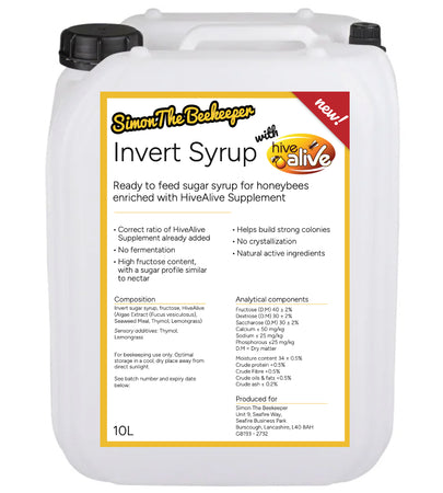 Hive Alive Inverted Syrup 10L