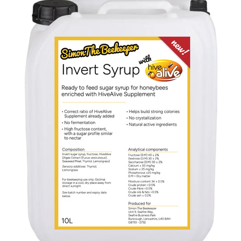 Hive Alive Inverted Syrup 10L