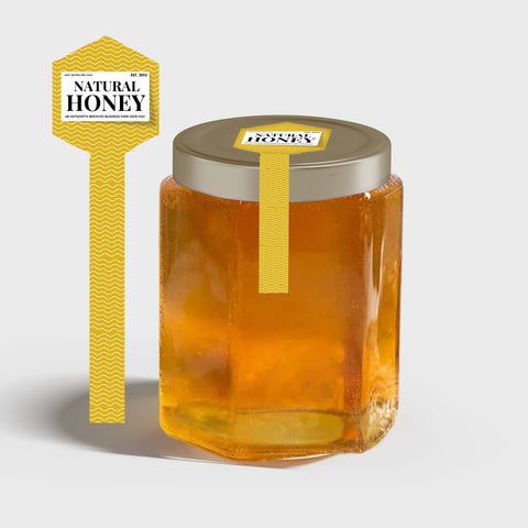 Tamper Evident Honey Label Design 10