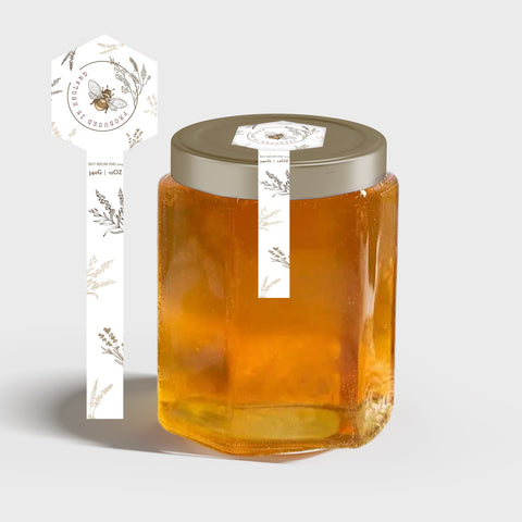 Tamper Evident Honey Label Design 20