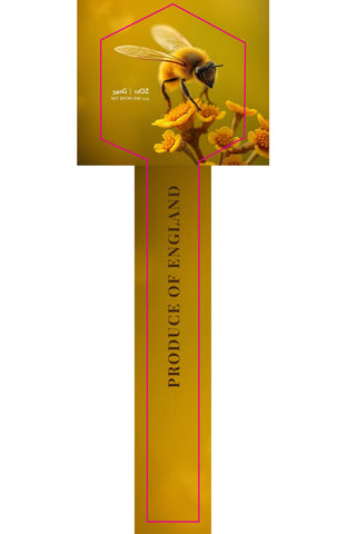 Tamper Evident Honey Label Design 31