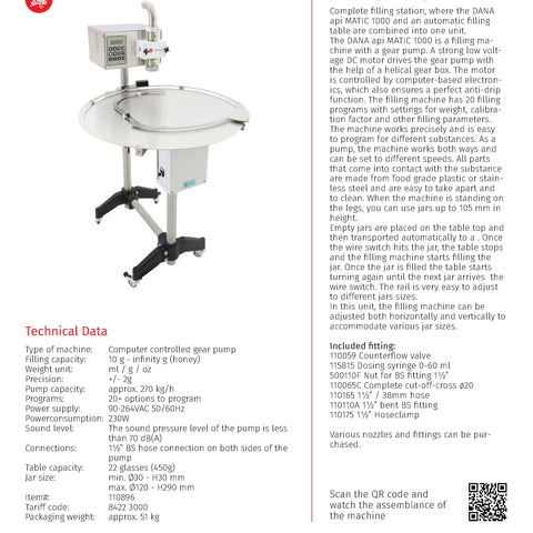 Swienty Filling Station 70cm Turntable & DANA api MATIC 1000
