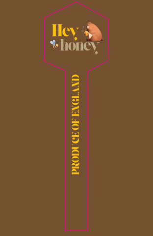 Tamper Evident Honey Label Design 32