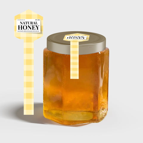 Tamper Evident Honey Label Design 12