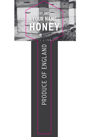 Tamper Evident Honey Label Design 33