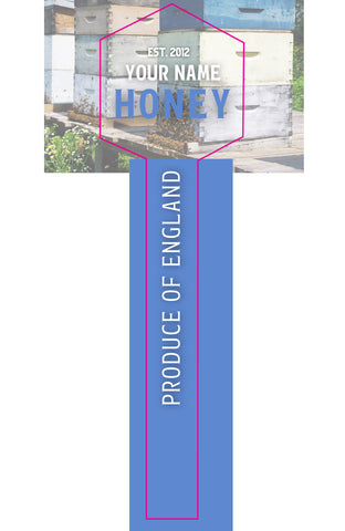 Tamper Evident Honey Label Design 34