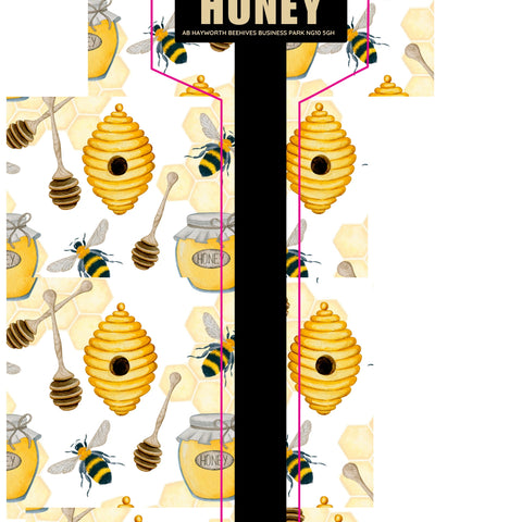 Tamper Evident Honey Label Design 36