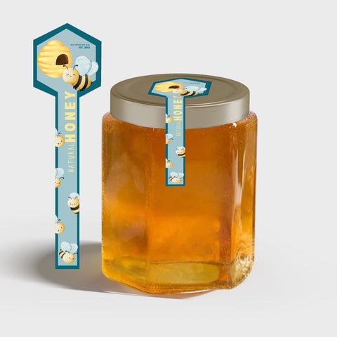 Tamper Evident Honey Label Design 15