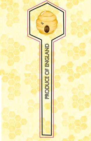 Tamper Evident Honey Label Design 37