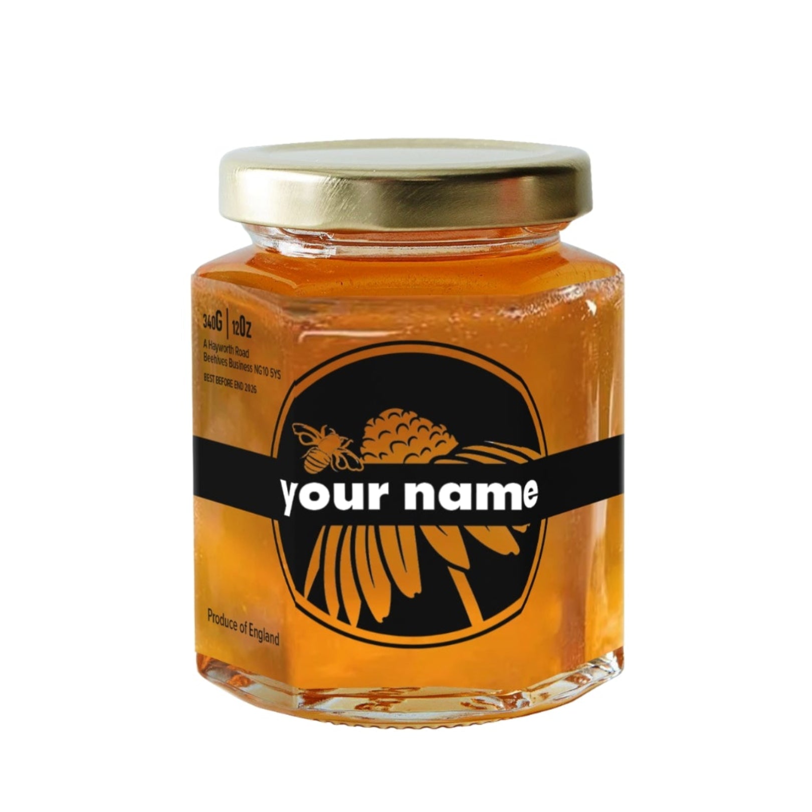 Clear Honey Label Design 20 – Simon The Beekeeper