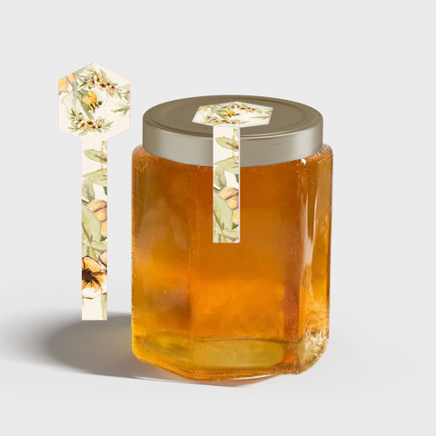 Tamper Evident Honey Label Design 22