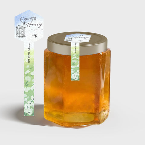 Tamper Evident Honey Label Design 23