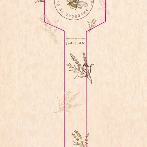 Tamper Evident Honey Label Design 19