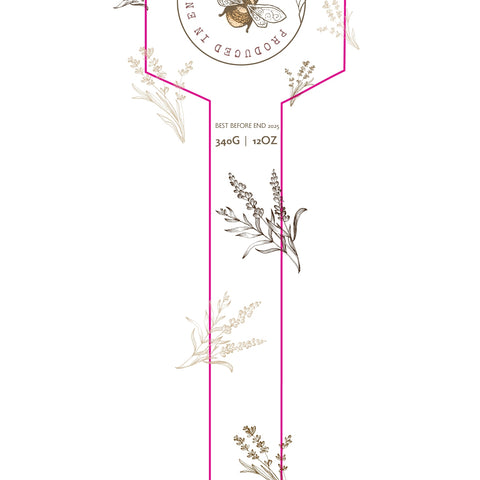 Tamper Evident Honey Label Design 20