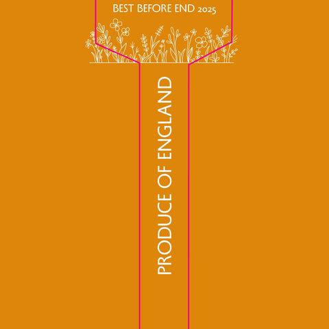 Tamper Evident Honey Label Design 45