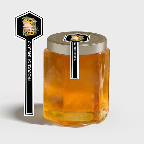 Tamper Evident Honey Label Design 28