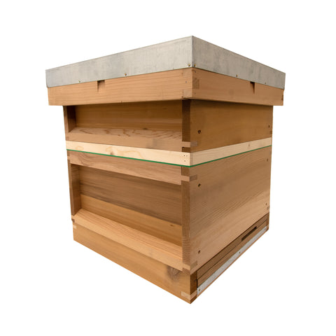 1st Grade Western Cedar Hive with Custom Laser Engraving