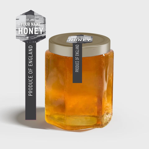 Tamper Evident Honey Label Design 33