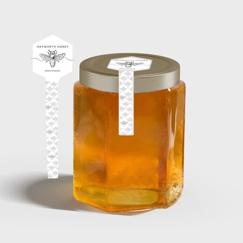 Tamper Evident Honey Label Design 3