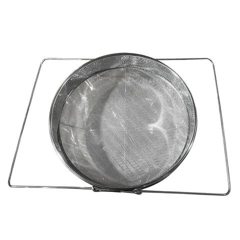 XL Stainless Steel Sliding Double Honey Strainer