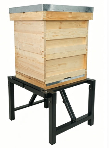 Metal Foldable National & Langstroth Hive Stand with Frame Holder