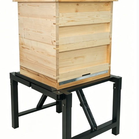 Metal Foldable National & Langstroth Hive Stand with Frame Holder