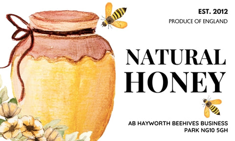 Honey Label Design 123