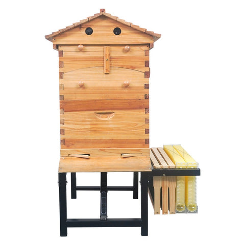 Metal Foldable National & Langstroth Hive Stand with Frame Holder