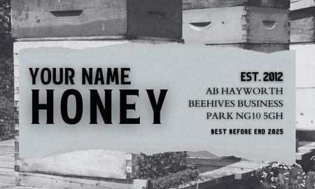 Honey Label Design 132