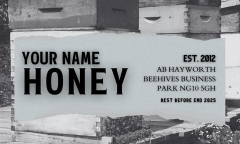 Honey Label Design 132