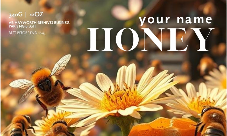 Honey Label Design 143 – Simon The Beekeeper