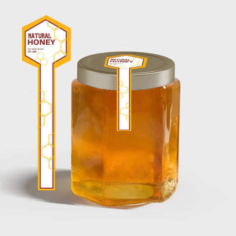 Tamper Evident Honey Label Design 5