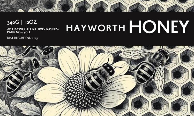 Honey Label Design 154 – Simon The Beekeeper