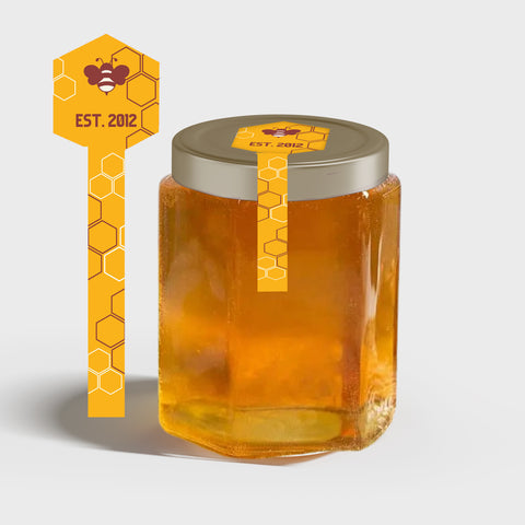 Tamper Evident Honey Label Design 7