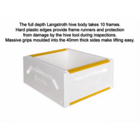 Paradise Honey Langstroth 10-Frame Hive with 3 Deep Bodies