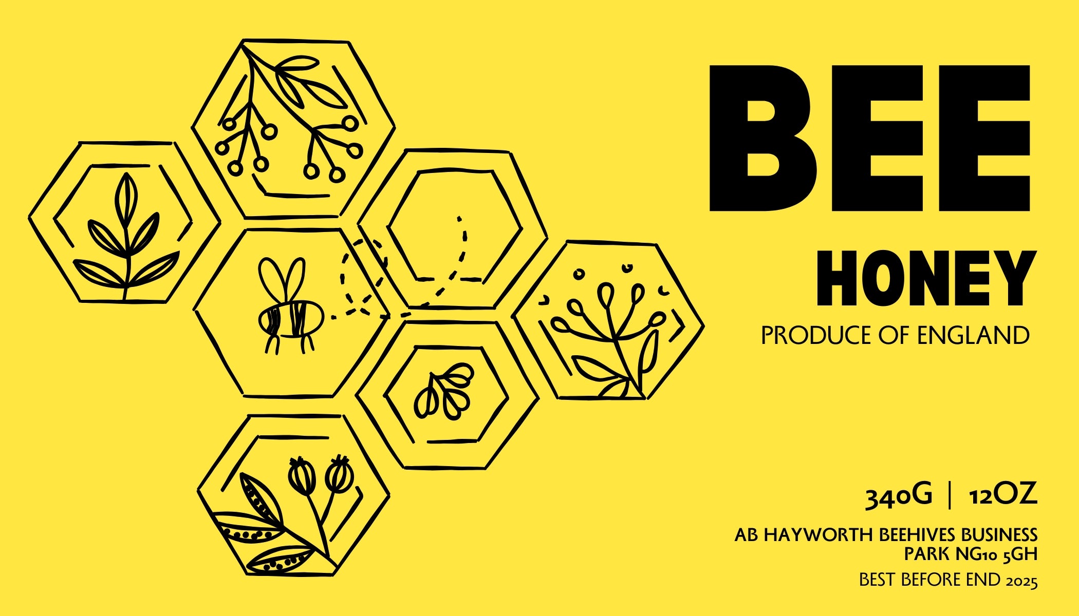 Honey Label Design 15 – Simon The Beekeeper